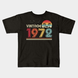 Vintage 1972 Limited Edition 49th Birthday Gift 49 Years Old Kids T-Shirt